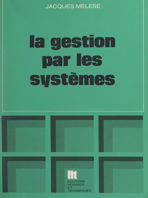 cover image of La gestion par les systèmes